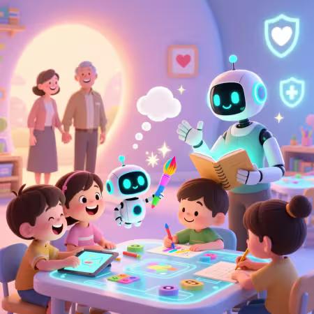 نمونه‌ای از رابط کاربری چت‌بات کودک‌پسند سیمرغ