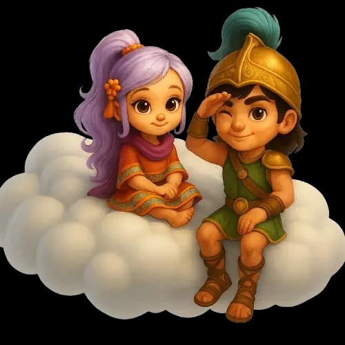 کودکان روی ابر