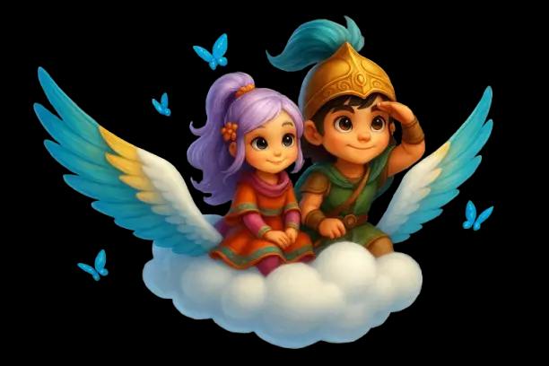 کودکان روی ابر